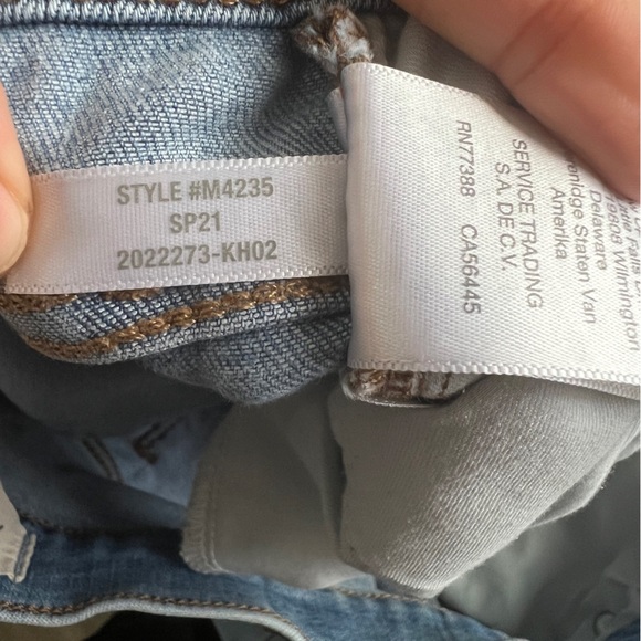 Madewell Cali Demi Boot Light Wash Jeans Size 28 - Picture 8 of 8